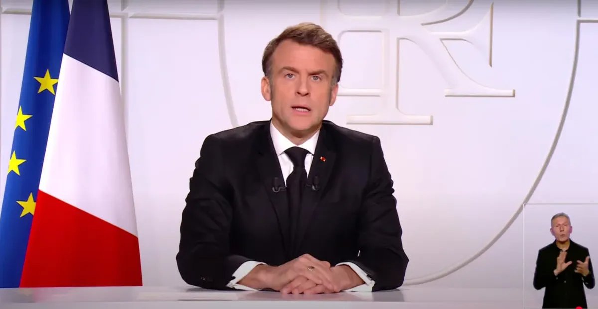 Screenshot: YouTube / Emmanuel Macron