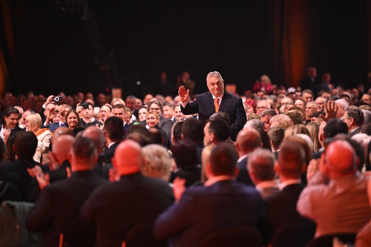 Viktor Orbán at the Fidesz Congress 2023. Photo: Fidesz / Facebook