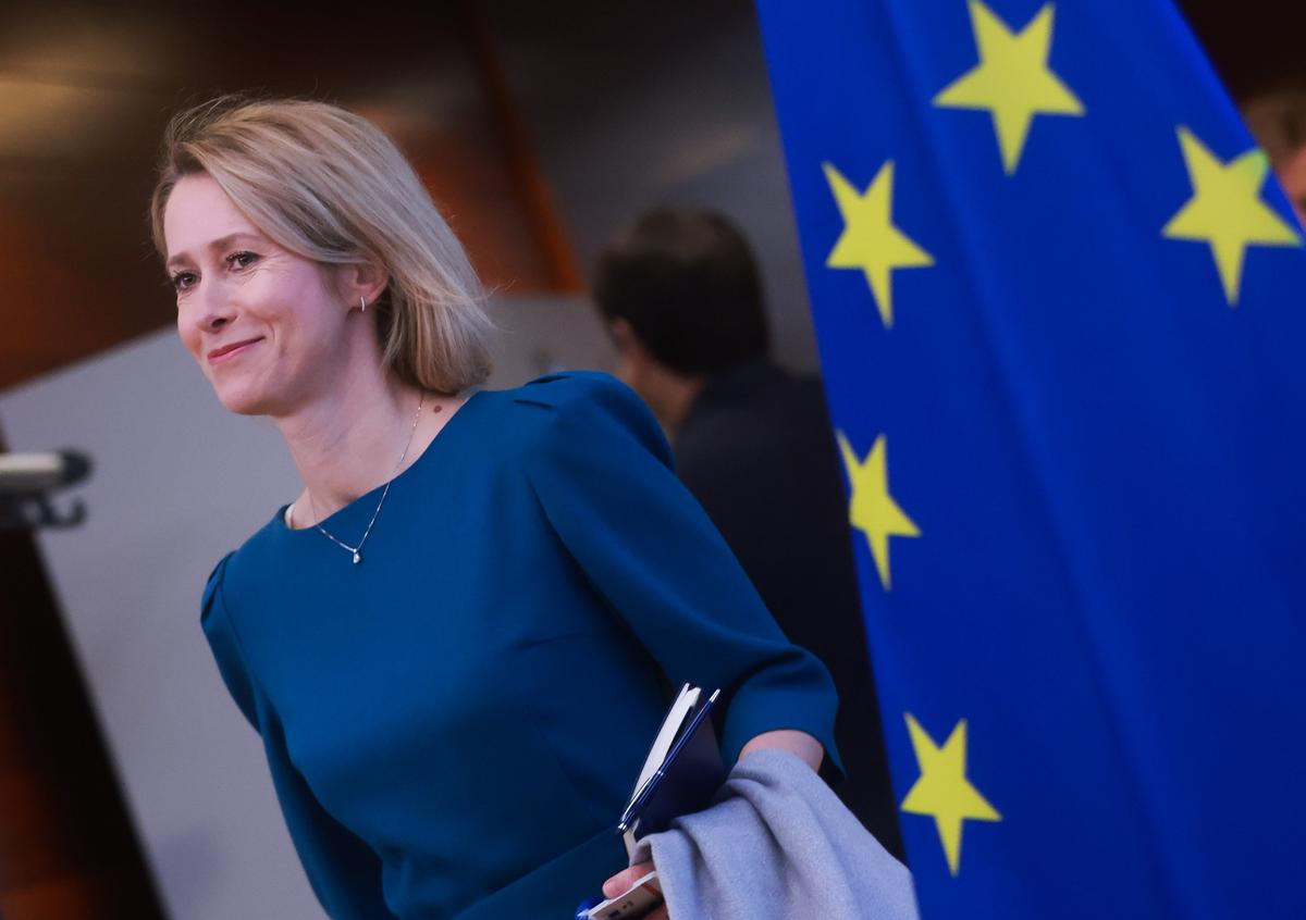 European High Representative for Foreign and Security Policy Kaja Kallas at the European Commission in Brussels, Belgium, 4 December 2024. Photo: EPA-EFE / OLIVIER HOSLET