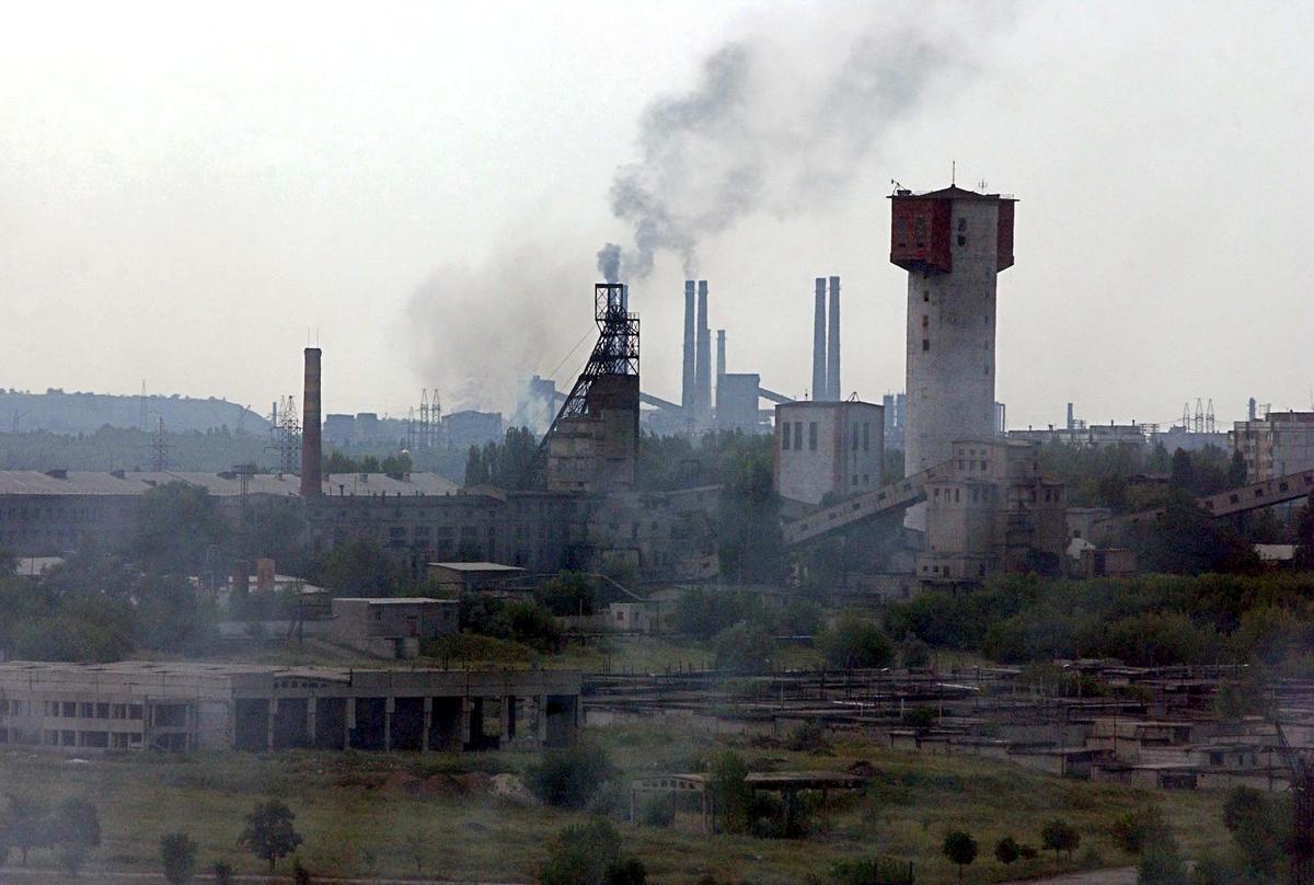 A coal mine in eastern Ukraine’s Donetsk region. Photo: EPA/Dima Gavrish