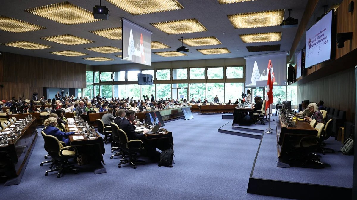 Valentina Matviyenko attends the 15th Summit of Women Speakers of Parliament. Photo: Federation Council