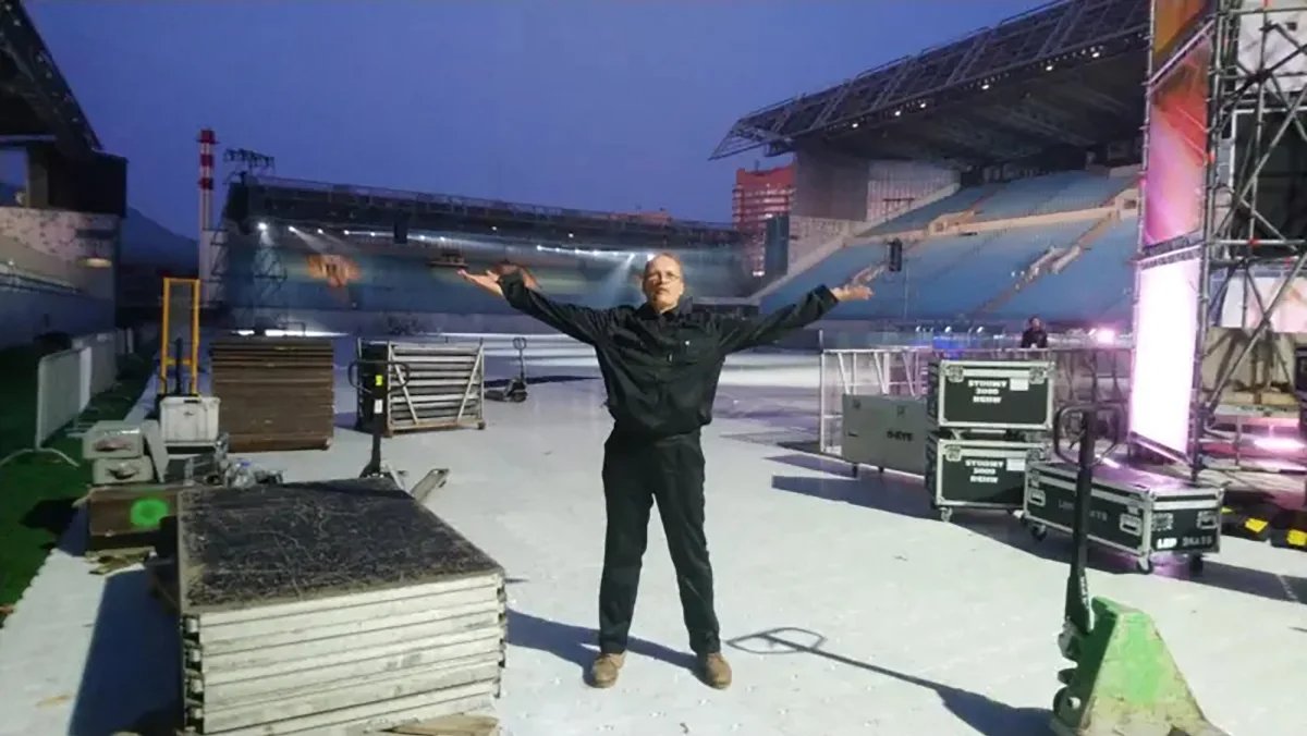 Andrey Veryanov in Moscow. Photo: Facebook