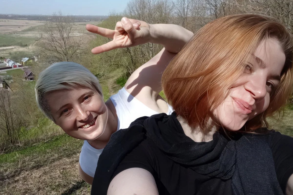 Patyaeva and Suleymanova. Photo: Yelena Patyaeva