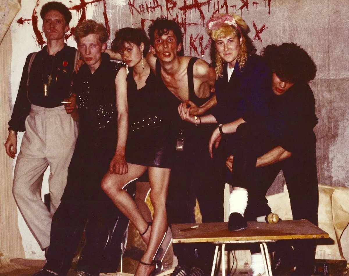 Georgy Guryanov, Ricochet, Yevgeny (Ai-Yai-Yai) Fyodorov (Tequilajazzz), Stingray and Viktor Tsoi. Photo: Joanna Stingray