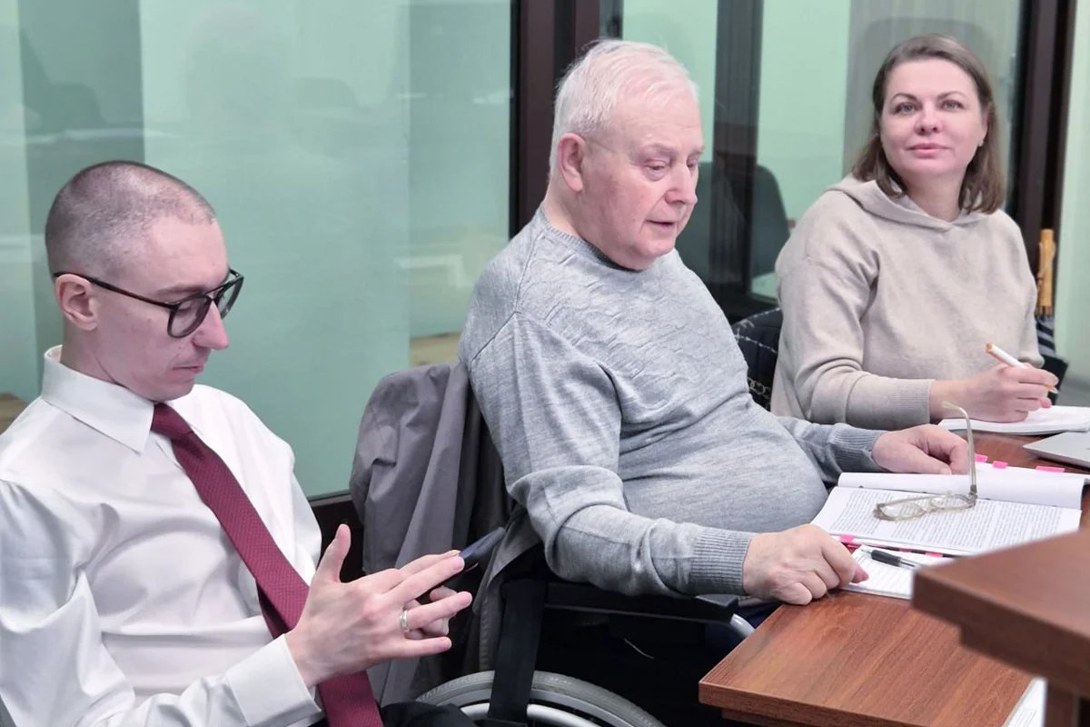 Mark Kuperman (C) in court. Photo:  ZPCH  / Telegram