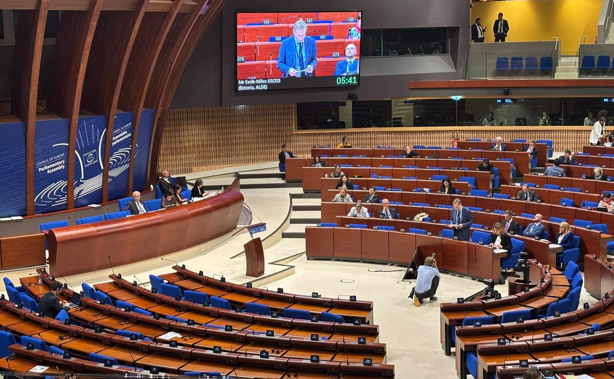 The Parliamentary Assembly of the Council of Europe session on 1 October 2025. Photo: Vladimir Kara-Murza / X
